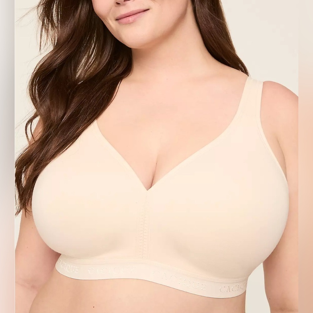 Cacique Lightly Lined Cotton No Wire Bra
